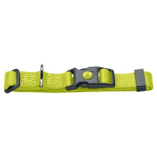 HUNTER Halsband London, limette - Vario Basic Größe M: 30 - 46 cm Halsumfang, 15 mm breit