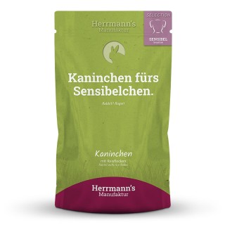 Herrmann's | Kaninchen mit Reisflocken | Selection Sensible | 14 x 150 g