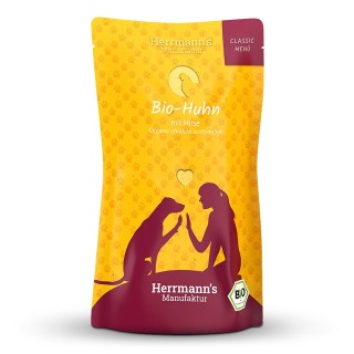 Herrmann's | Bio-Huhn mit Hirse | Classic | 10 x 130 g