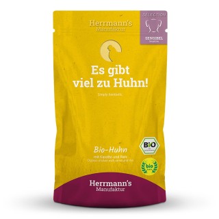 Herrmann's | Bio Huhn mit Karotte & Reis | Selection Sensible | 14 x 150 g