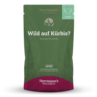 Herrmann's | Wild mit Kürbis und Quinoa | Selection Light | 14 x 150 g