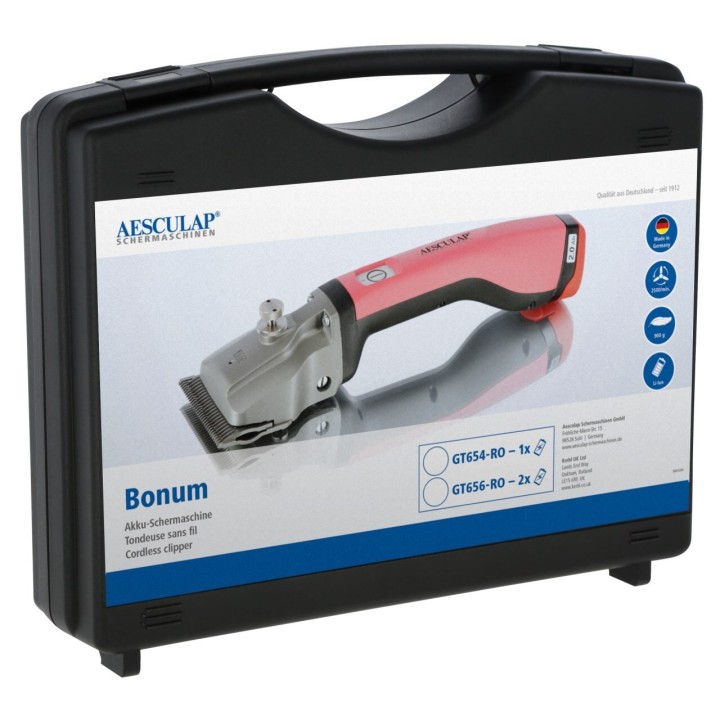 Schermaschine für Pferde 2 Batterien Aesculap Bonum