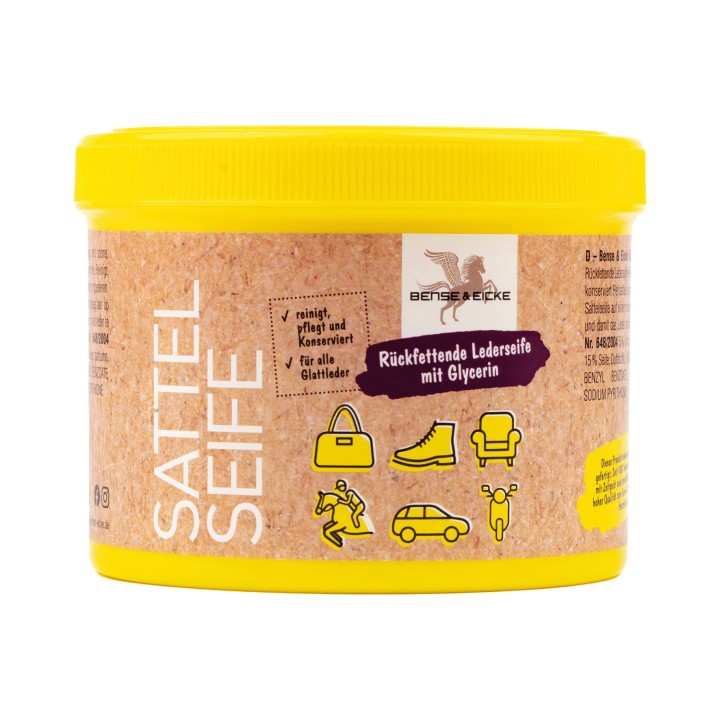 Sattelseife mit Schwamm Bense & Eicke