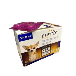 Antiparasit für Hunde Virbac Effitix (1,5-4 kg) (x24)