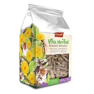 VITAPOL Vita Herbal Löwenzahnwurzel für Nager und Kaninchen 150 g
