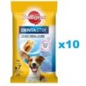 PEDIGREE DentaStix (kleine Rassen) Zahnsnack für Hunde 70 szt. - 10x110g