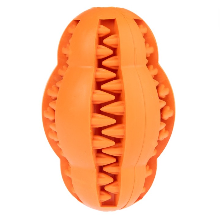 TIAKI Hundespielzeug Rugby Treat - L 10,5 x Ø 7,5 cm