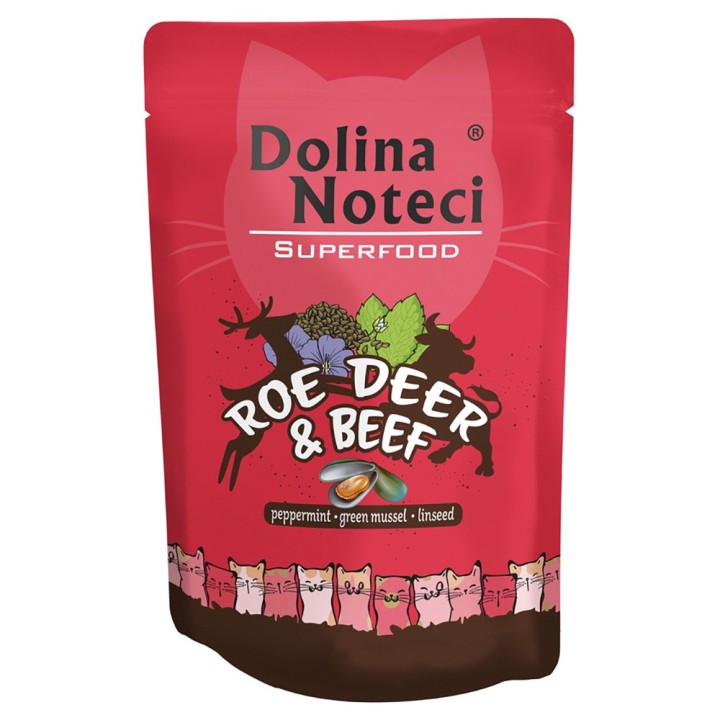 Dolina Noteci Superfood 10 x 85 g - Rehwild und Rind