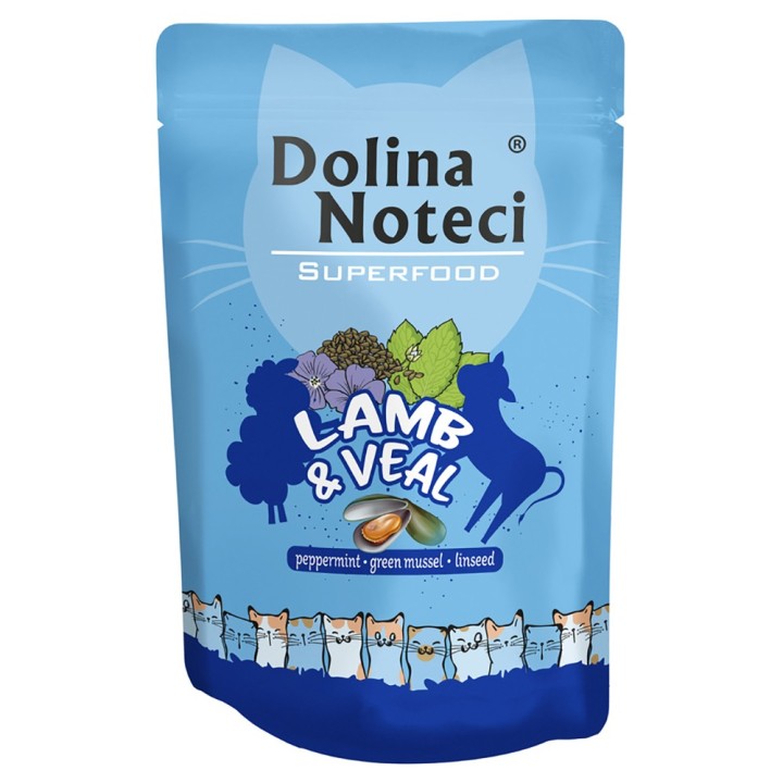Dolina Noteci Superfood 10 x 85 g - Lamm und Kalb