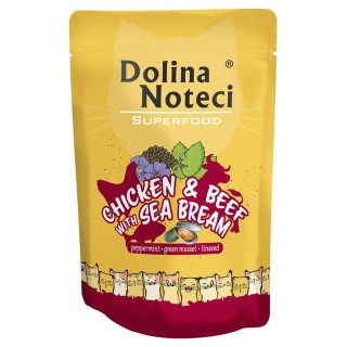 Dolina Noteci Superfood 10 x 85 g - Huhn, Rind und Seebrasse