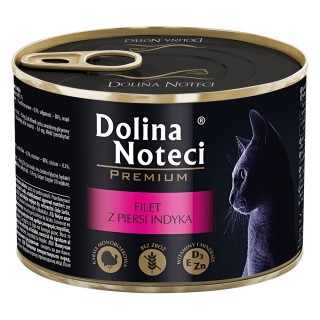 Dolina Noteci Premium Katze 12 x 185 g - Putenbrustfilet