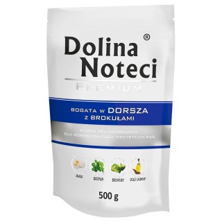 Dolina Noteci Premium Pouches 10 x 500 g - Kabeljau mit Brokkoli