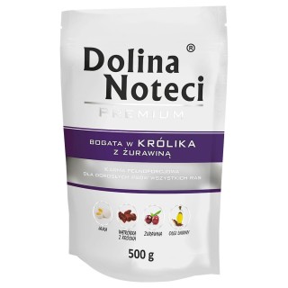 Dolina Noteci Premium Pouches 10 x 500 g - Kaninchen mit Cranberry