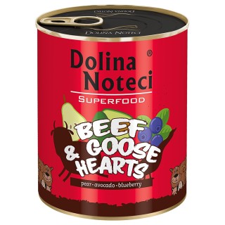 Dolina Noteci Superfood 6 x 800 g - Rind und Gänseherzen