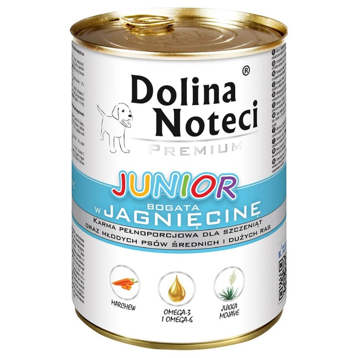Sparpaket Dolina Noteci Premium Junior 48 x 400 g - Lamm