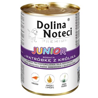 Sparpaket Dolina Noteci Premium Junior 48 x 400 g - Kaninchenleber