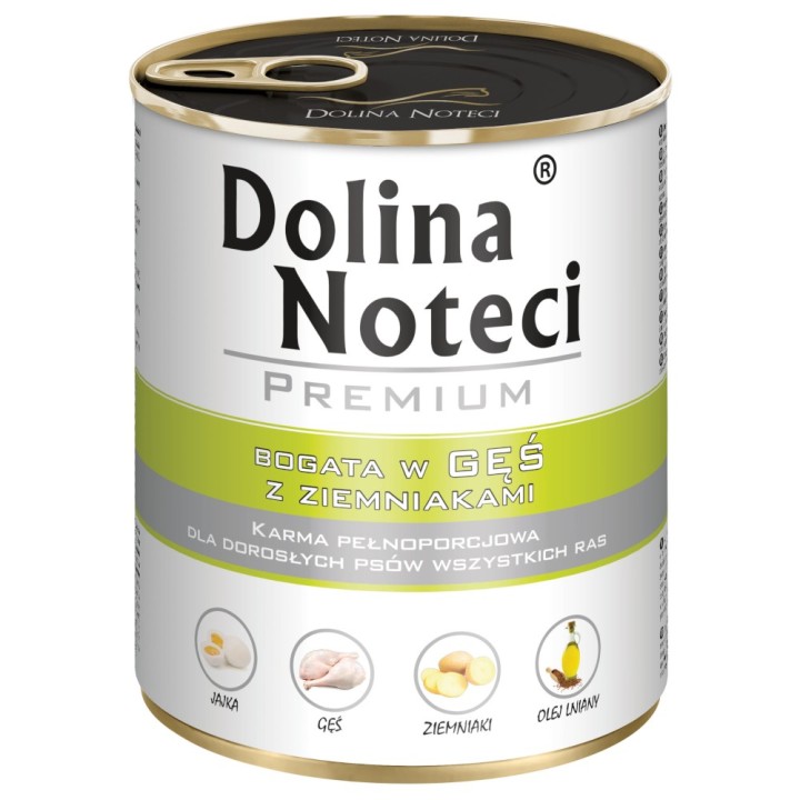 Sparpaket Dolina Noteci Premium 24 x 800 g - Gans mit Kartoffeln