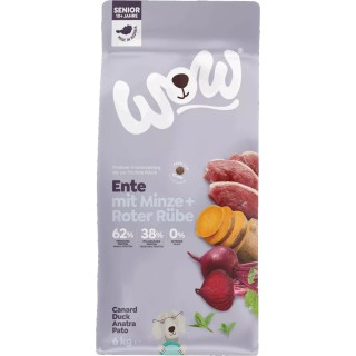 WOW SENIOR Ente Trockenfutter - 6 kg