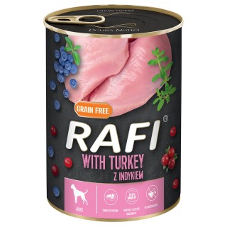 Rafi Adult 24 x 400 g - mit Truthahn, Blaubeere und Cranberry