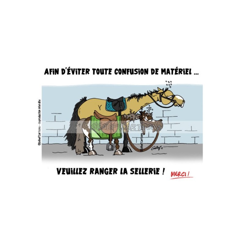 Humoristische Plakette Sattlerei Fr8Man