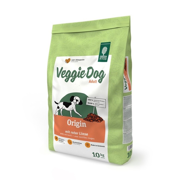 GREEN PETFOOD VeggieDog Origin vegetarisch mit roter Linse 10kg