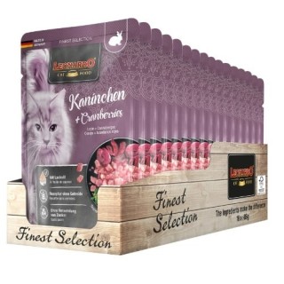 16x85 g LEONARDO Finest Selection Kaninchen + Cranberries