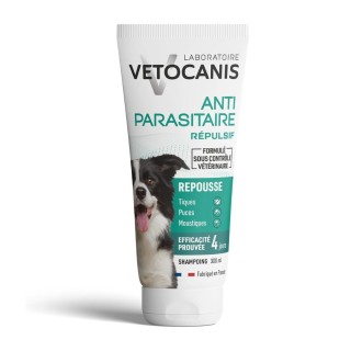Vetocanis Repellierendes Floh- und Zecken-Shampoo für Hunde - 300 ml
