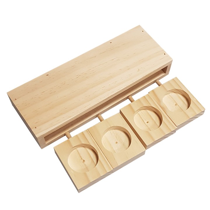 Spielzeug für Nagetiere und Kaninchen aus Holz Duvoplus Sniffle `N Snack Puzzle Amy