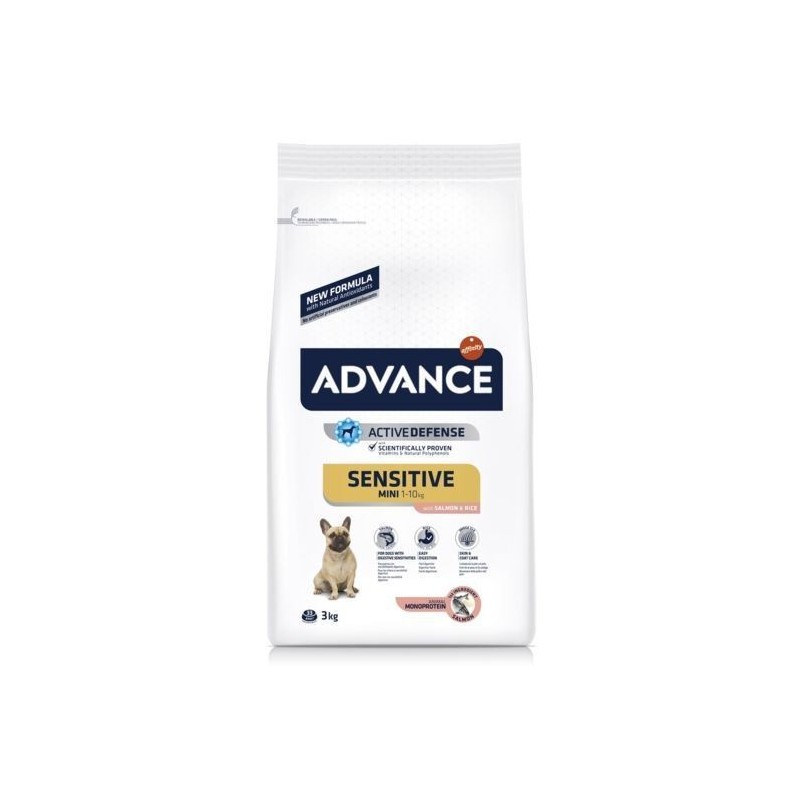 Trockenfutter für Hunde Advance Mini Sensitive
