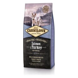 CARNILOVE Salmon &amp, Turkey Welpen und Junghunde 1,5 kg