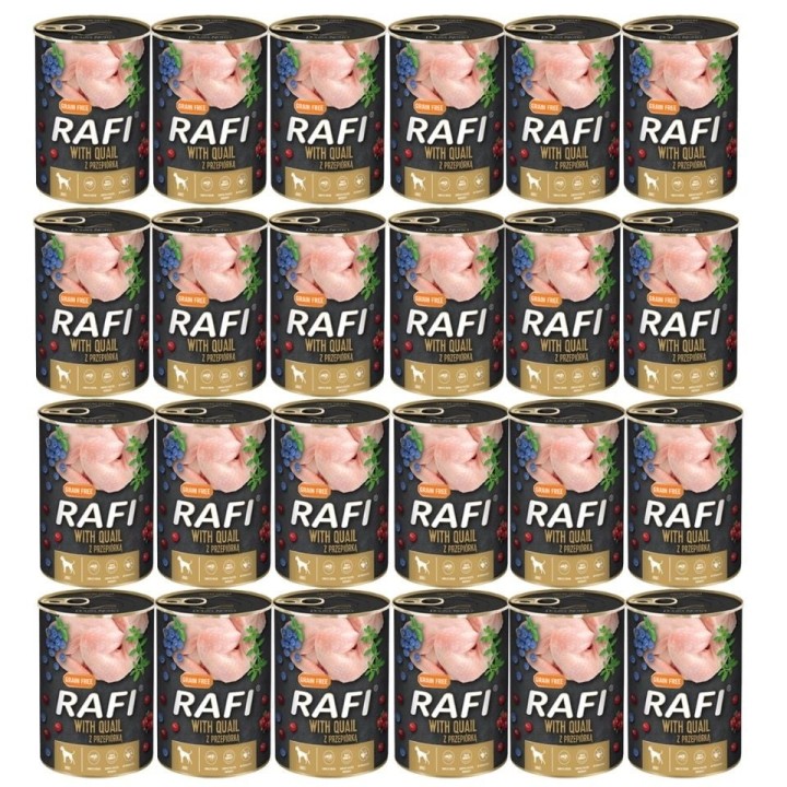 DOLINA NOTECI RAFI Quail Wachtel 24 x 400 g