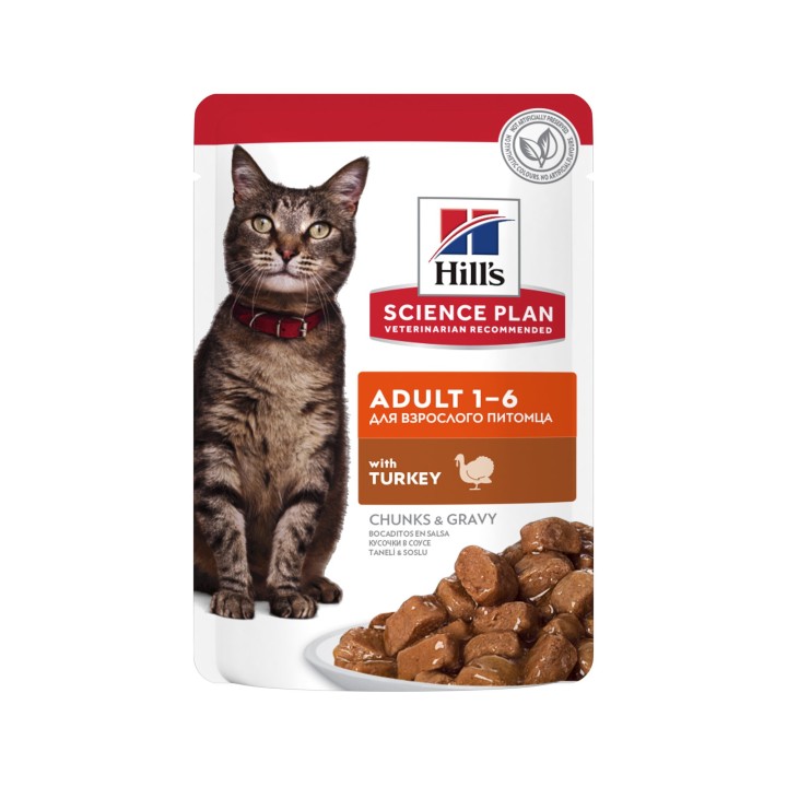 Hill's Science Plan Katze Adult - Truthahn - 12x85g
