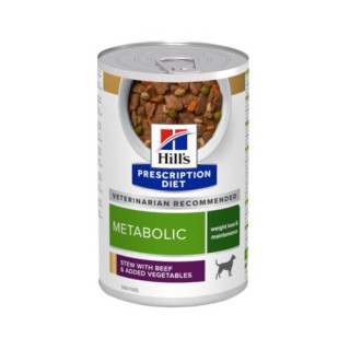 Hill's Prescription Diet Metabolic Stew - Rindfleisch & Gemüse - 12 x 354 g