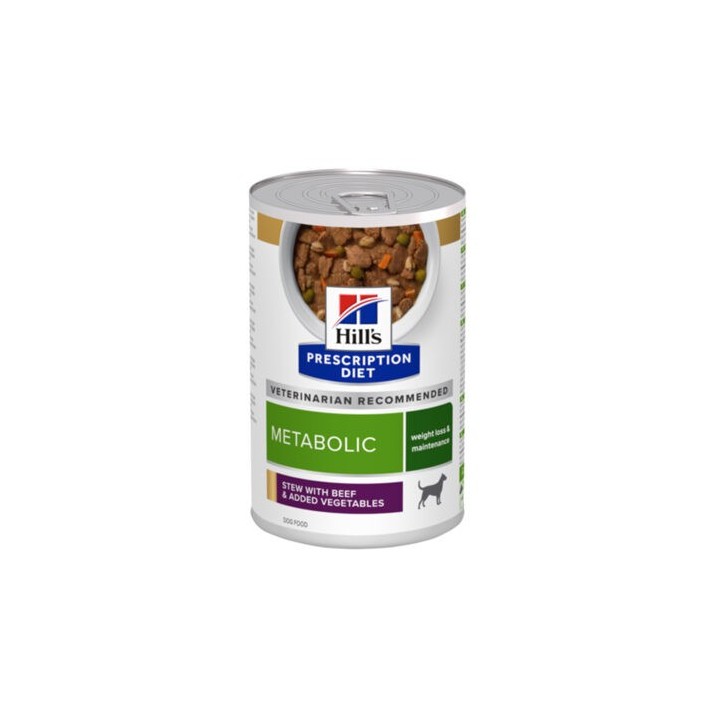 Hill's Prescription Diet Metabolic Stew - Rindfleisch & Gemüse - 12 x 354 g