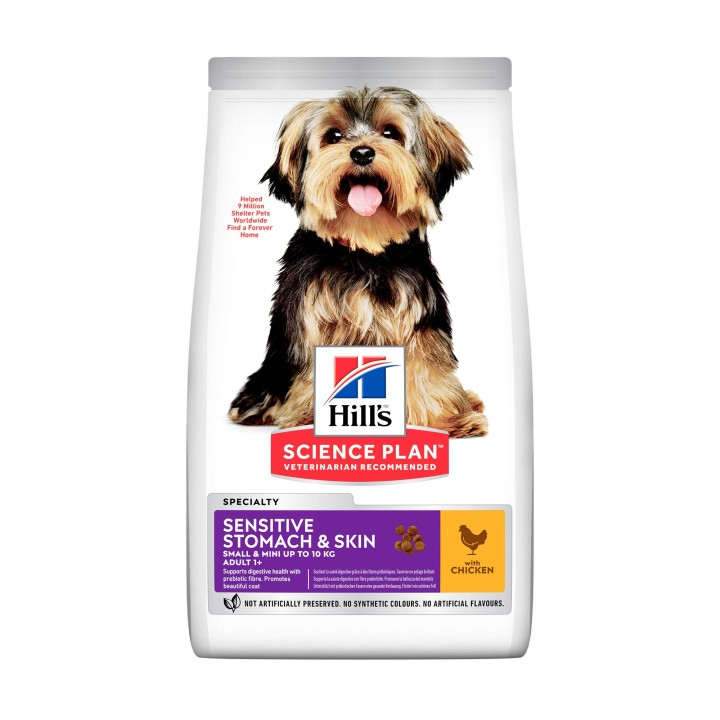 Hill's Science Plan - Adult Sensitive Stomach & Skin - Small & Mini 3 kg