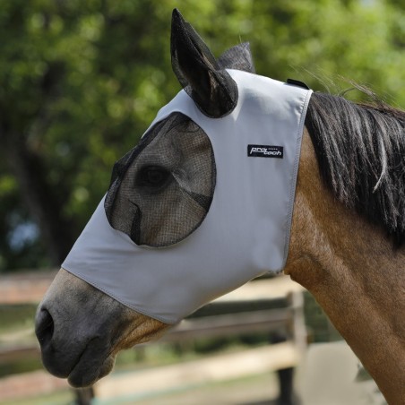 Fliegenhaube für Pferde aus dehnbarem Lycra Pro-Tech