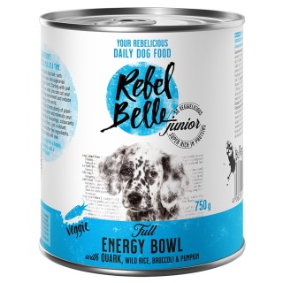 15 + 9 gratis! 24 x 375 g /24 x 750 g Rebel Belle  - Junior Full Energy Bowl - veggie (24 x 750 g)