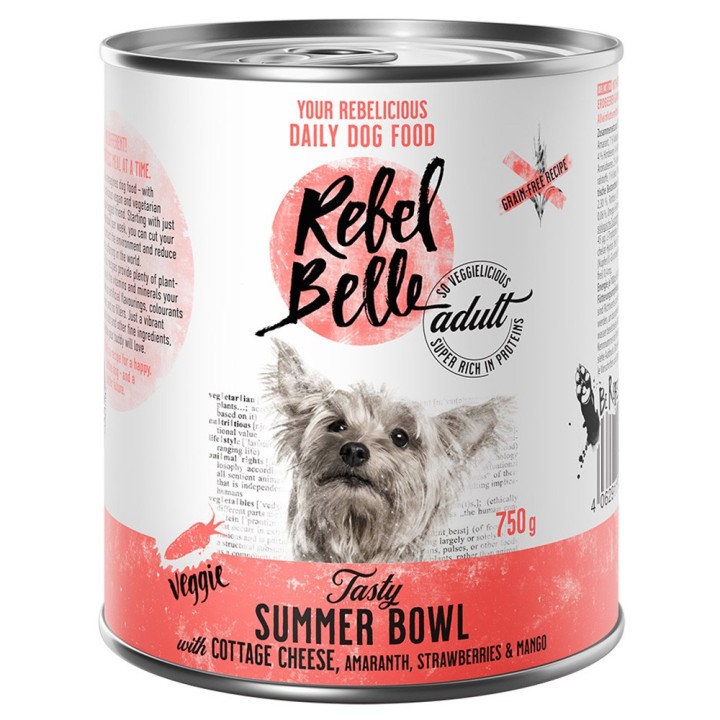 15 + 9 gratis! 24 x 375 g /24 x 750 g Rebel Belle  - Tasty Summer Bowl - veggie (24 x 750 g)