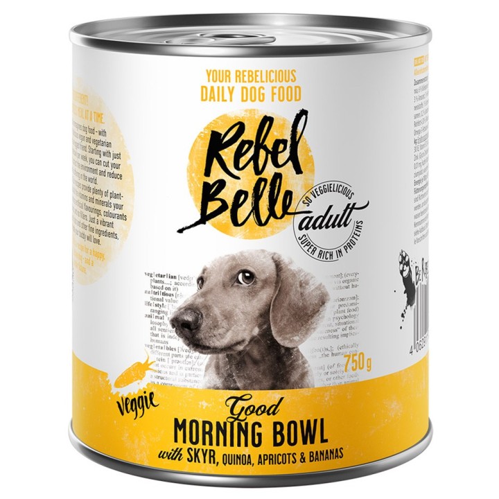 15 + 9 gratis! 24 x 375 g /24 x 750 g Rebel Belle  - Good Morning Bowl - veggie (24 x 750 g)