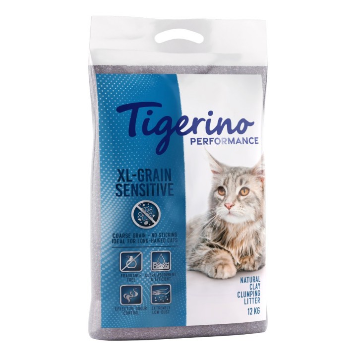 Sparpakete Tigerino Performance Katzenstreu zum Sonderpreis! - XL-Grain Sensitive (2 x 12 kg)