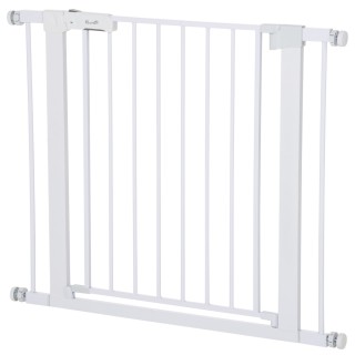 PawHut Türschutzgitter Treppengitter verstellbar 75-96cm Auto-Close für Hunde & Haustiere   Aosom.de