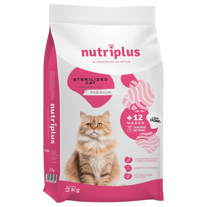 Nutriplus Cat Adult Sterilized - 2 kg