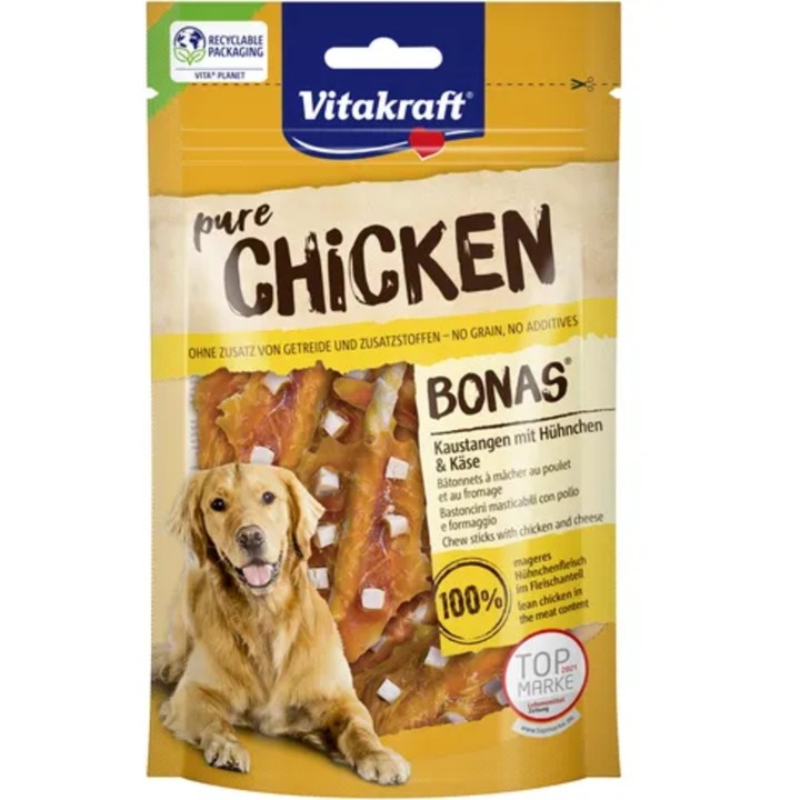 Vitakraft Hundesnack Chicken Bonas® Kaustangen - Huhn & Käse
