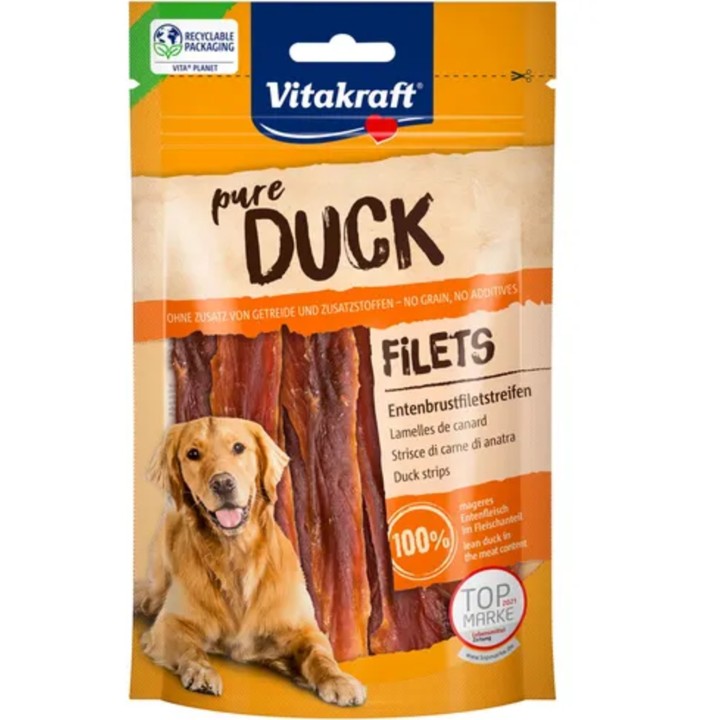 Vitakraft Hundesnack Duck Entenfleischstreifen - 80 g