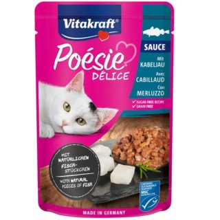Vitakraft Katzennassfutter Poésie® Délice Sauce + - Kabeljau