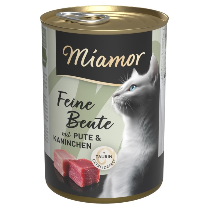 Miamor Feine Beute 12 x 400 g - Pute & Kaninchen