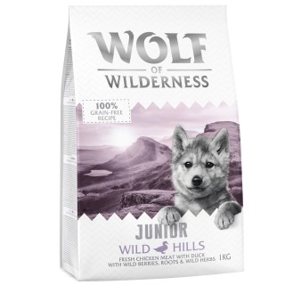 Wolf of Wilderness Junior "Wild Hills" Ente - getreidefrei - 1 kg