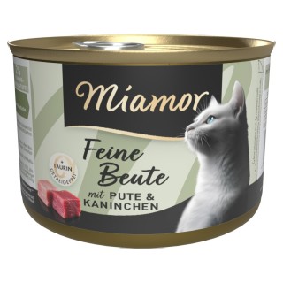Miamor Feine Beute 12 x 185 g - Pute & Kaninchen