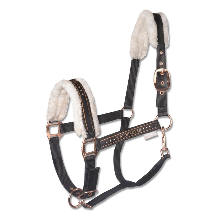 Pferdehalfter mit Fell Waldhausen Elegant