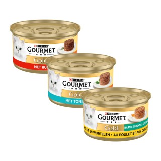 Gourmet Gold Savoury Turret - Rindfleisch - 24 x 85 g